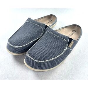 Gecko Man Slip on Shoes Men 14 M Walk Hero Blueberry Color Canvas Beach Preppy